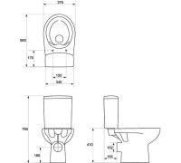 Cersanit Carina new Cleanon (Церсанит Карина) унитаз под ключ купить по ...